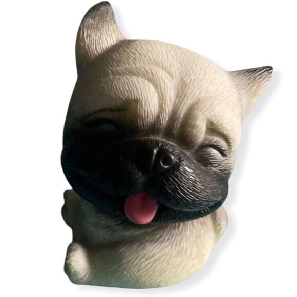 Miniature Pug Dog Figurine - Picture 2 of 13
